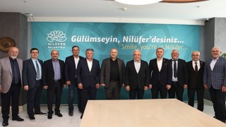 Kardeş kent Ardinodan Başkan Özdemir'e Hayırlı olsun ziyareti