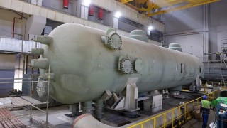 Akkuyu NGSnin 1 İnci Ünitesinde Buhar Kızdırıcı - Ayırıcıların Montajı Tamamlandı