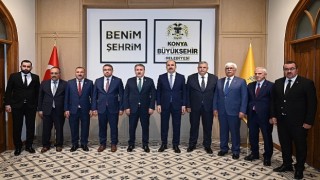 BBP Genel Başkanı Destici Başkan Altay&#39;ı Ziyaret Etti