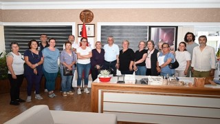 El sanatları platformu üyelerinden Başkan Topaloğluna ziyaret