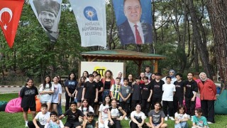 Gençlik Kampı ve Eğitim Merkezinde Ormanda Matematik Günü etkinliği