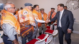 Yörüklerden Başkan Tugaya renkli ziyaret