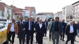 İnegöl de Dev Otopark Hamlesi