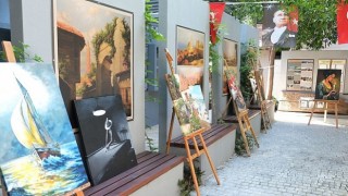 Kültür Evinde resim sergisi
