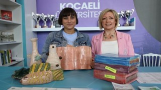 KOÜden Kitap Fuarına özel dip çamurundan seramik kitap