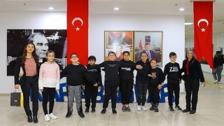 Başkan Kınay özel gereksinimli çocuklarla anlamlı günde buluştu