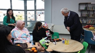 Çalı Kadın ve Çocuk Akademisine Başkan Şadi Özdemirden ziyaret