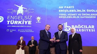 Cumhurbaşkanı Erdoğandan Bağcılar Belediyesine “Erişilebilirlik” ödülü