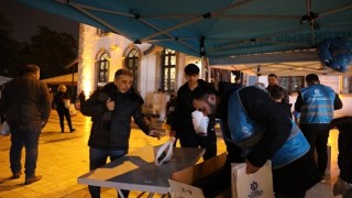 Büyükşehirden kandil simidi ikramı