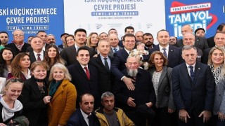 İBB başkanı imamoğlunun katılımıyla küçükçekmece çevre projesinin temeli atıldı