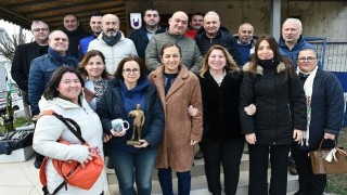 Belediye Başkanı Gerenliden geri dönüşüme destek veren muhtara teşekkür ziyareti