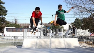 Büyükşehir adrenalin tutkunlarını unutmuyor; Bir skate park da Darıca;ya