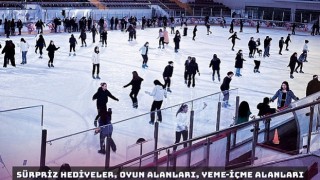 Buz Sporları Salonu Sevgililer Gününe hazırlanıyor Haydi Buza Sevdiğinle Gel