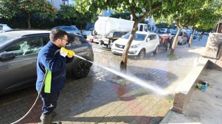 Efes Selçuk sokaklarında temizlik harekâtı