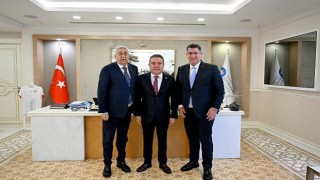 TESK Başkanı Palandökenden Başkan Böceke ziyaret