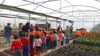 Başkan Çerçioğlunun Çalışmaları ile Minik Öğrenciler Doğa Sevgisini Öğreniyor