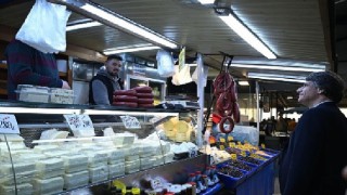 Başkan kocamandan pazar ziyareti 