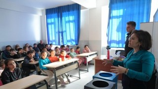Burhaniye belediyesinden öğrencilere çevre eğitimleri sürüyor
