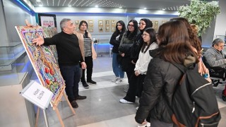 “Fırça İzleri” Karma Resim Sergisi Sanatseverlerle Buluştu