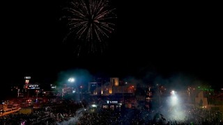 Havai fişek gösterisi muhteşemdi