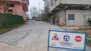 Körfezin köylerine parke taşı döşeniyor