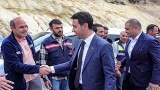 Başkan Önal, şantiyede işçilerle buluştu