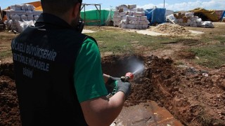 Büyükşehir, kurban pazar yerlerini ilaçlıyor