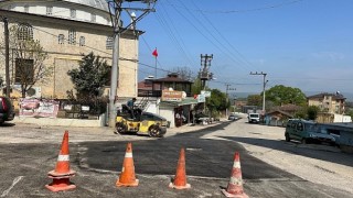 Gebze köylerinde hummalı yol çalışması