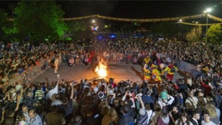 Hıdırellez ateşi Kültürpark tan yükseldi