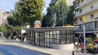 İzmir in nostaljik durakları modern tasarımıyla geri dönüyor