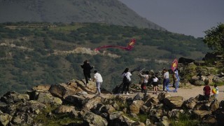 Kahveci Dağında Festival Havasında “Uçurtma Şenliği”
