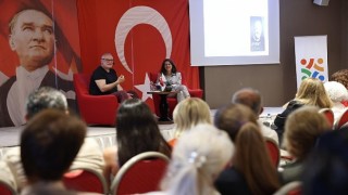 Levent Üzümcü, Çeşmede sanat ve yaşam üzerine konuştu