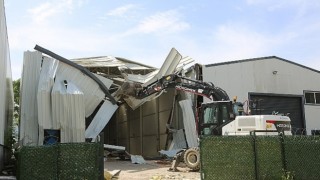 Yaylacık Mahallesinde kaçak yapılar yıkıldı