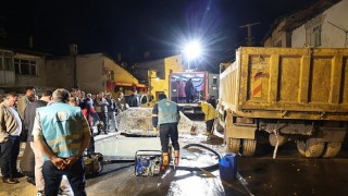 1200lük Çelik Boru Arızası Kısa Sürede Giderildi…