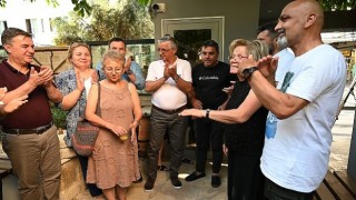 Başkan Topaloğlu resim ve baskı sergisine katıldı