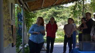 EÜ Botanik Bahçesinde tekstil sanatında biyo-tasarım uygulamalı olarak anlatıldı