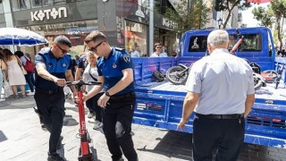 Yaya yollarında scooter ve motora geçit yok