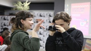 Bornovada genç yeteneklere sinema yolculuğu