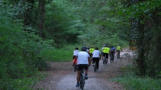 Dağ bisikleti tutkunları Ormanyada buluştu