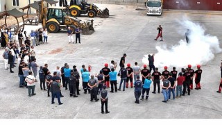 Kartepe Belediyesinde Gerçeğini Aratmayan Tatbikat