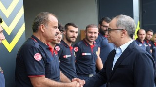 Baraçlıdan itfaiyecilere moral ziyareti