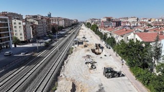 Başkan Altay: “Konya Tarihinin En Önemli Ulaşım Yatırımlarından KONYARAY Banliyö Hattında Çalışmalar Yarıyı Geçti”