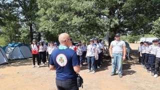 Büyükşehir izcileri Aksekide kampta