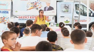 Gezici Kütüphane çocukları bilgiyle donatıyor