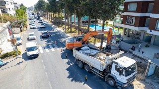 Güzelbahçe Belediyesi İlçenin Ana Arterlerini Yeniliyor