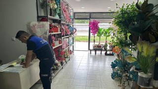 İnegölde Zabıta Çiçekçileri Mercek Altına Aldı