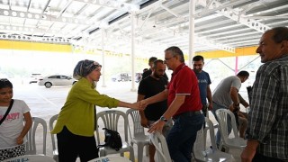 Tekirova pazar yerinde kuralar çekildi