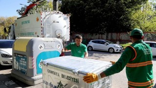 Tertemiz Çankaya için yeni çöp konteynerleri