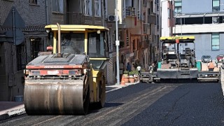 Osmangazide 160 ton asfalt döküldü