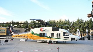 Türkiyenin ilk yerli yangın söndürme helikopteri tanıtıldı